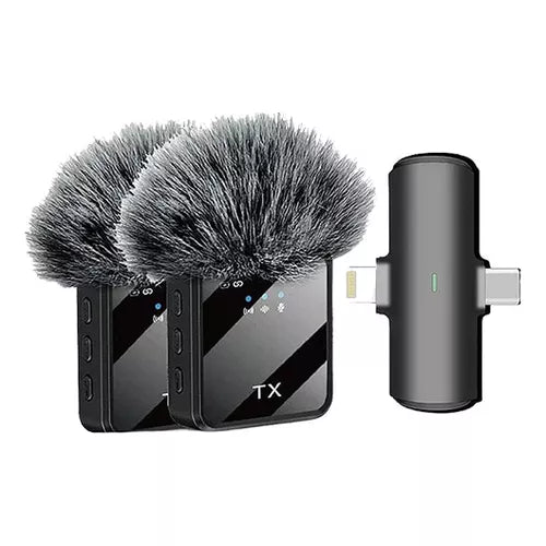 COMBO MICROFONO DUO + PANEL LED M15
