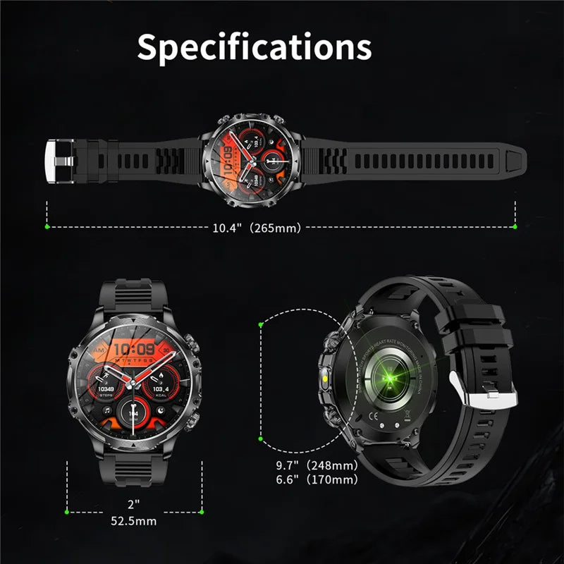 RELOJ INTELIGENTE AK75 PARA DEPORTES AL AIRE LIBRE