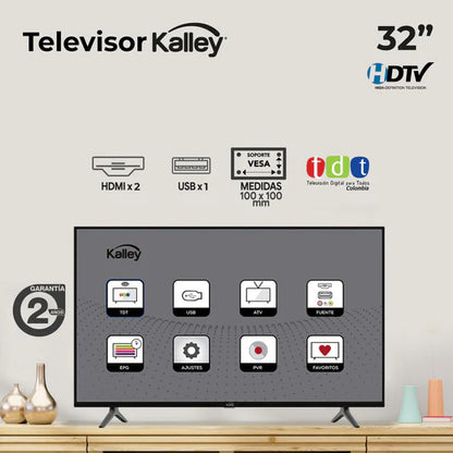 TV KALLEY 32'' ATV32HDW