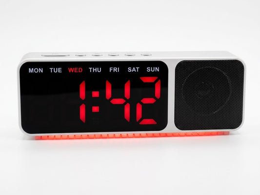RADIO RELOJ DIGITAL LED MULTIFUNCIONAL